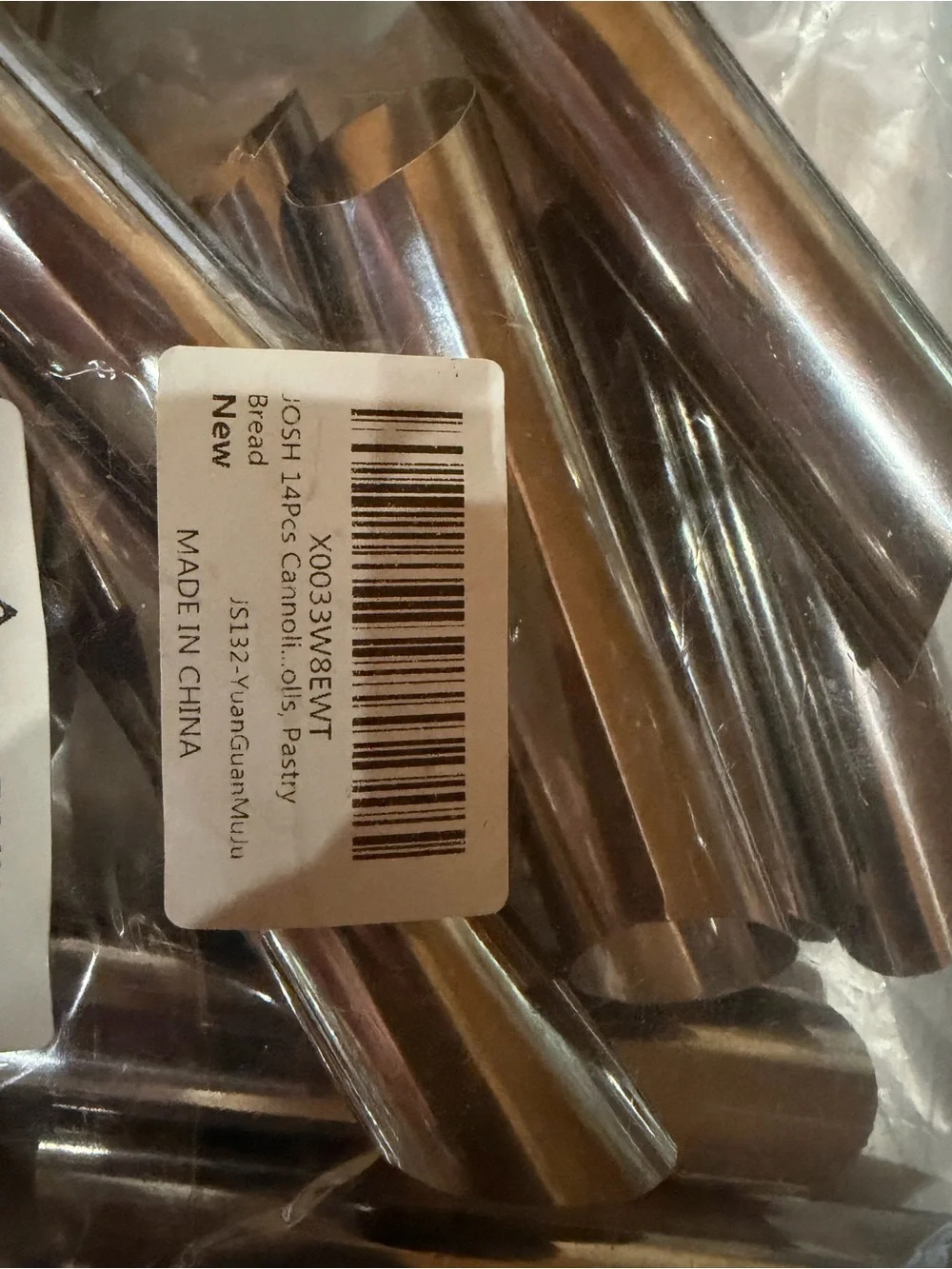 Stainless Steel Cannoli Pastry Tubes-nonstick
